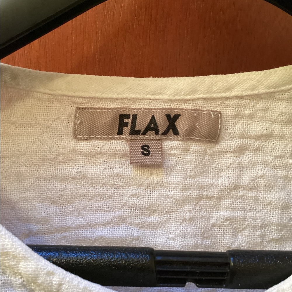 Flax Off-White Textured Blouse